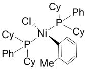 Chlorobis(dicyclohexylphenylphosphino)(2-methylphenyl)nickel(II), 99%