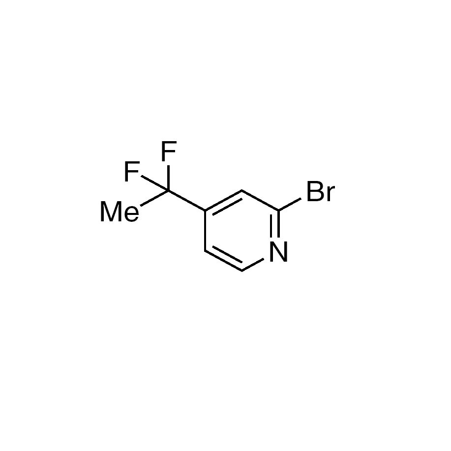 2-Bromo-4-(1,1-difluoroethyl)pyridine, 95%