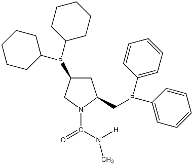 (2S,4S)-(-)-2-(Diphenylphosphinomethyl)-4-(dicyclohexylphosphino)-N-methyl-1-pyrrolidinecarboxamide, min. 97% (S,S-MCCPM)