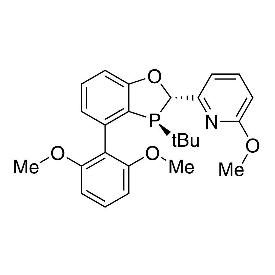 2-((2S,3S)-3-(tert-Butyl)-4-(2,6-dimethoxyphenyl)-2,3-dihydrobenzo[d][1,3]oxaphosphol-2-yl)-6-methoxypyridine, 97% (>99% ee)