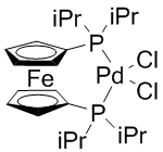 Dichloro[1,1'-bis(di-i-propylphosphino)ferrocene]palladium(II), 99%