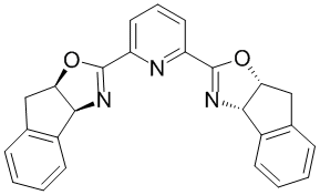 (-)-2,6-Bis[(3aS,8aR)-3a,8a-dihydro-8H-indeno[1,2-d]oxazolin-2-yl]pyridine, min. 97% Indenyl-PYBOX