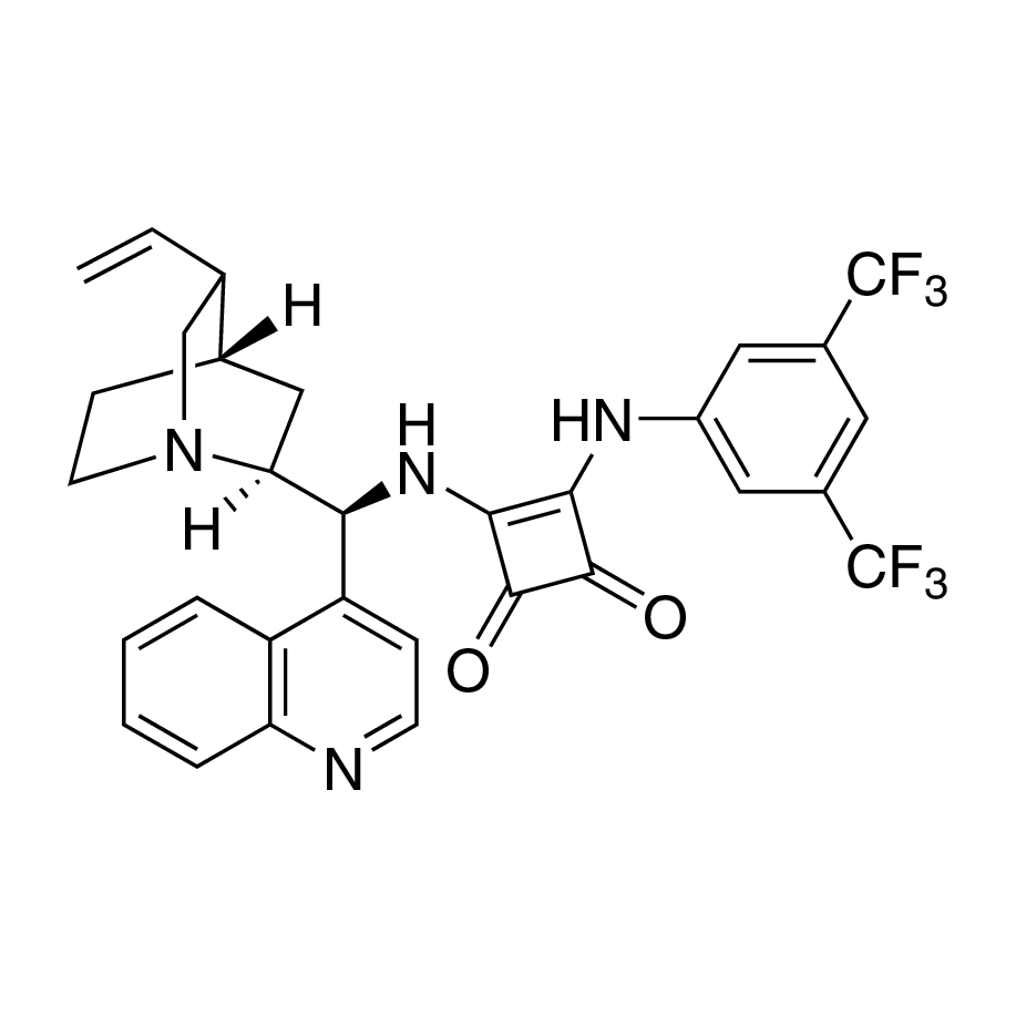 3-[[3,5-Bis(trifluoromethyl)phenyl]amino]-4-[(8α,9S)-cinchonan-9-ylamino]-3-cyclobutene-1,2-dione, min. 95%