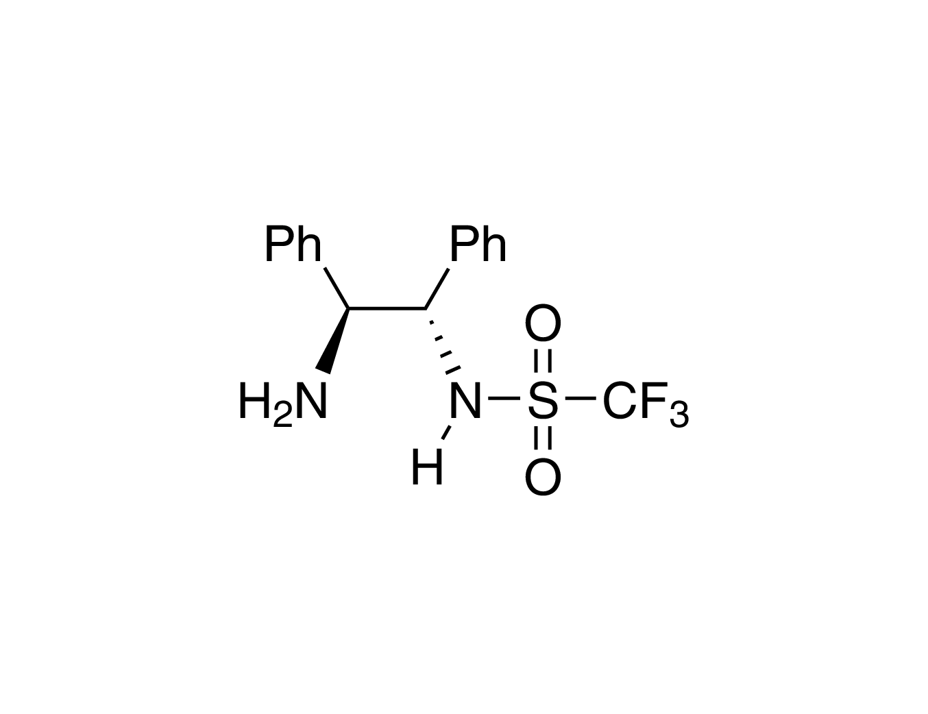 N-[(1S,2S)-2-Amino-1,2-diphenylethyl]-1,1,1-trifluoromethanesulfonamide, 95%, (99% ee)