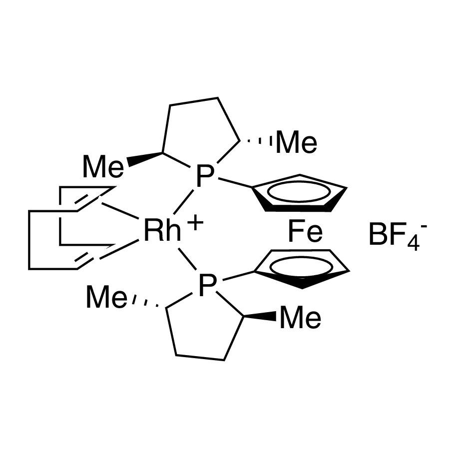 1,1’-Bis((2S,5S)-2,5-dimethylphospholano)ferrocene(cyclooctadiene)rhodium(I) tetrafluoroborate