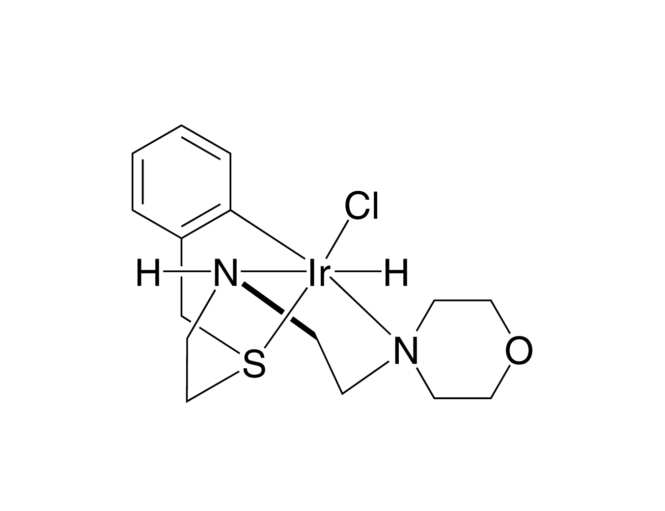 Chlorohydro[2-[[(R)-[2-[(R)-[2-(4-morpholinyl-κN4)ethyl]amino-κN]ethyl]thio-κS]methyl]phenyl-κC]iridium(III)