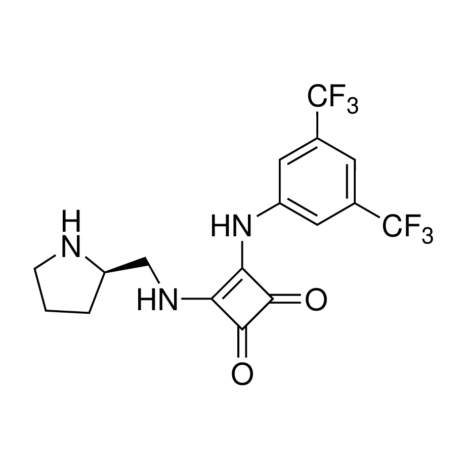 3-[[3,5-Bis(trifluoromethyl)phenyl]amino]-4-[[(2R)-2-pyrrolidinylmethyl]amino]-3-cyclobutene-1,2-dione, min. 98%