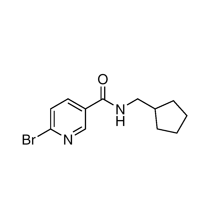 6-Bromo-N-cyclopentylmethyl-nicotinamide, 95%