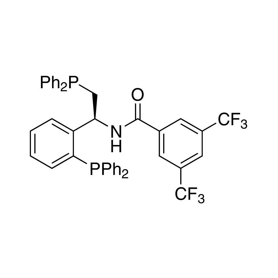 N-[(1S)-2-(Diphenylphosphino)-1-(2-(diphenylphosphino)phenyl)ethyl]-3,5-bis(trifluoromethyl)-benzamide, 95%