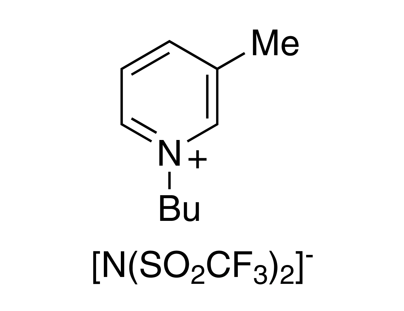 N-Butyl-3-methylpyridinium bis(trifluoromethylsulfonyl)imide, 99% [BMPIm]