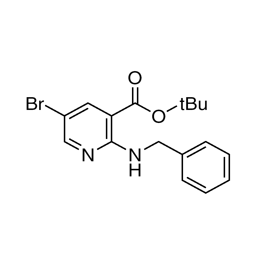 2-Benzylamino-5-bromo-nicotinic acid tert-butyl ester, 95%