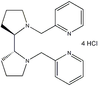 (2R,2'R)-(+)-[N,N'-Bis(2-pyridylmethyl)]-2,2'-bipyrrolidine tetrahydrochloride, 98%  (R,R)-PDP