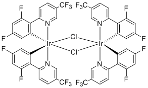 Di-μ-chlorotetrakis[3,5-difluoro-2-[5-trifluoromethyl-2-pyridinyl-kN)phenyl-kC]diiridium(III), 99%
