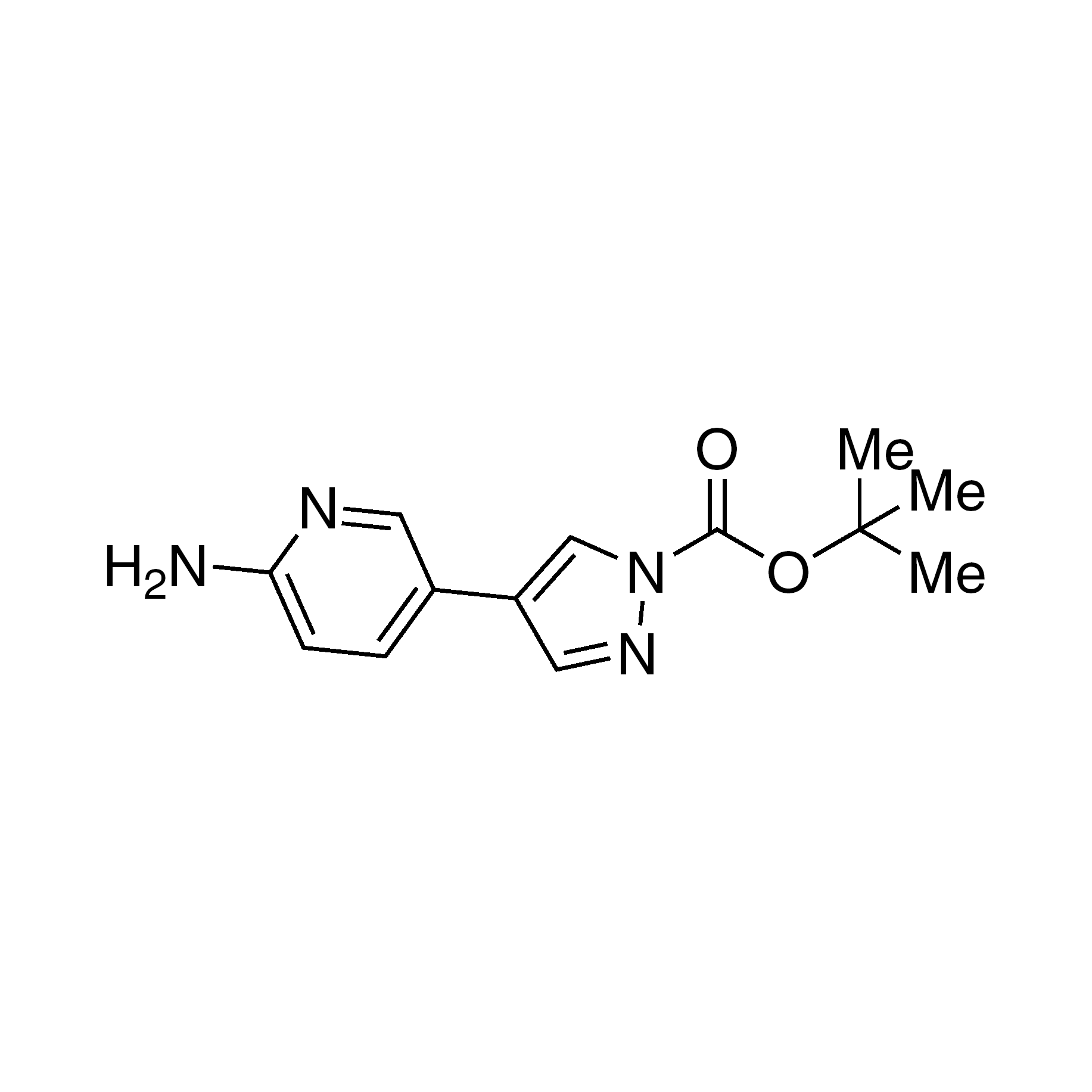 tert-Butyl 4-(6-aminopyridin-3-yl)pyrazole-1-carboxylate, 95%