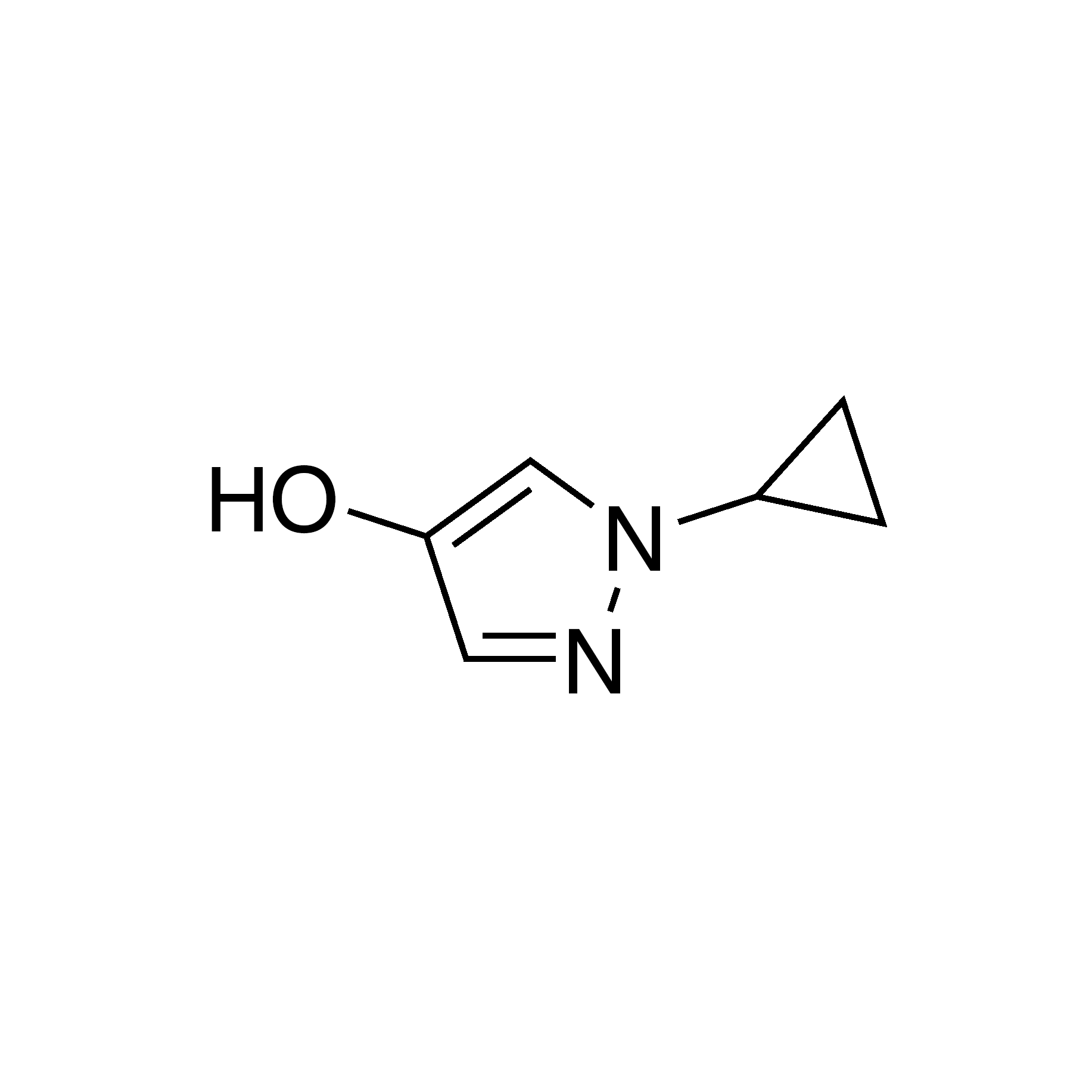 1-Cyclopropyl-1H-pyrazol-4-ol, 95%
