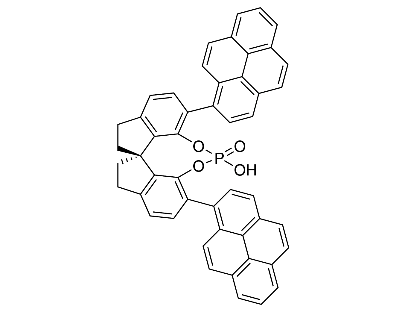 (11aR)-3,7-Bis(1-pyrenyl)-10,11,12,13-tetrahydro-5-hydroxy-diindeno[7,1-de:1',7'-fg][1,3,2]dioxaphosphocin, 95%, (99% ee)