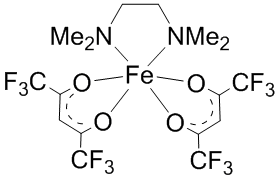 Bis(1,​1,​1,​5,​5,​5-hexafluoroacetylacetonato)(N,N,N',N'-tetramethylethylenediamine)iron(II), min. 98%