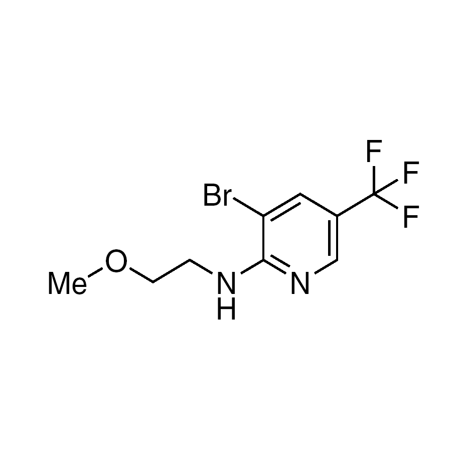 3-Bromo-N-(2-methoxyethyl)-5-(trifluoromethyl)pyridin-2-amine, 95%