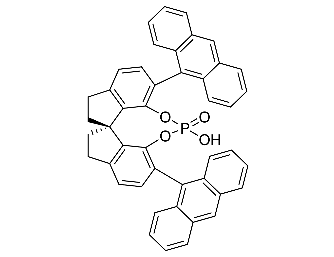 (11aR)-3,7-Di-9-anthracenyl-10,11,12,13-tetrahydro-5-hydroxy-5-oxide-diindeno[7,1-de:1',7'-fg][1,3,2]dioxaphosphocin, 98%, (99% ee)