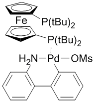 Methanesulfonato(1,1’-bis(di-t-butylphosphino)ferrocene)(2'-amino-1,1'-biphenyl-2-yl)palladium(II),  min. 98% [DTBPF Palladacycle Gen. 3]