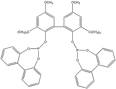 6,6'-[(3,3'-Di-t-butyl-5,5'-dimethoxy-1,1'-biphenyl-2,2'-diyl)bis(oxy)] bis(dibenzo[d,f][1,3,2]dioxaphosphepin) hemi ethyl acetate adduct, min. 95%  BIPHEPHOS