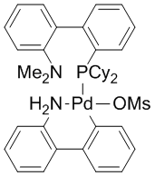 Methanesulfonato[2-(dicyclohexylphosphino)-2'-(N,N-dimethylamino)-1,1'-biphenyl](2'-amino-1,1'-biphenyl-2-yl)palladium(II) CH₂Cl₂ adduct, min. 98% [DavePhos Palladacycle Gen. 3]