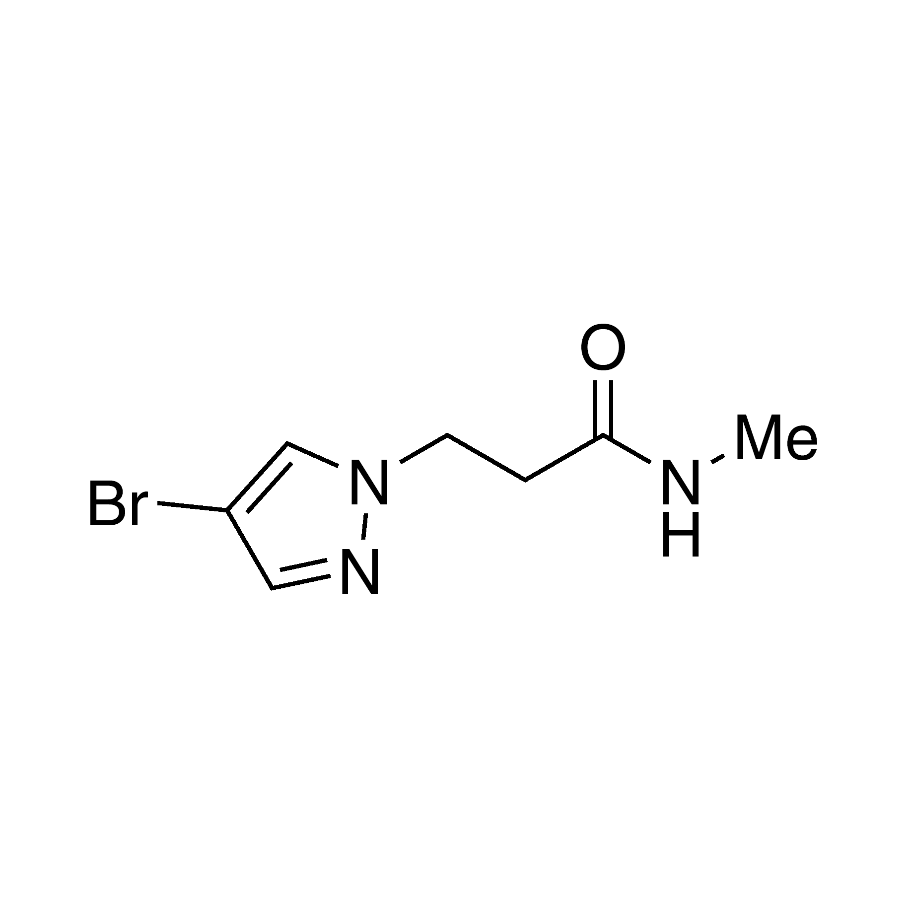 3-(4-Bromo-1H-pyrazol-1-yl)-N-methylpropanamide, 95%