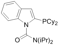 2-(Dicyclohexylphosphino)-N,N-bis(1-methylethyl)-1H-indole-1-carboxamide, min. 98% Amidole-Phos