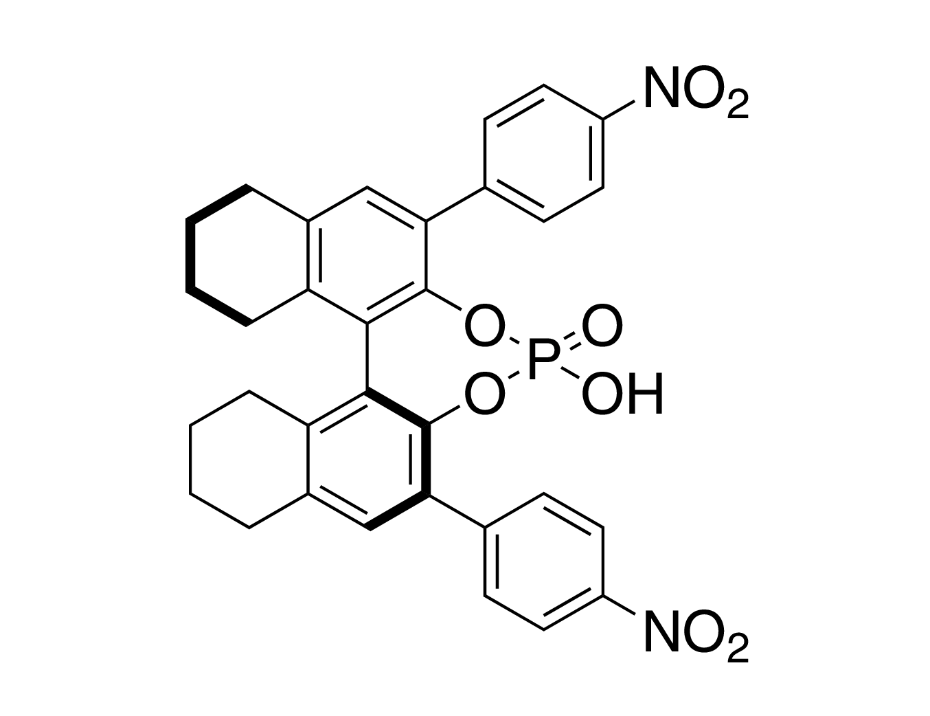 (11bS)-8,9,10,11,12,13,14,15-Octahydro-4-hydroxy-2,6-bis(4-nitrophenyl)-4-oxide-dinaphtho[2,1-d:1',2'-f][1,3,2]dioxaphosphepin, 98% (99% ee)