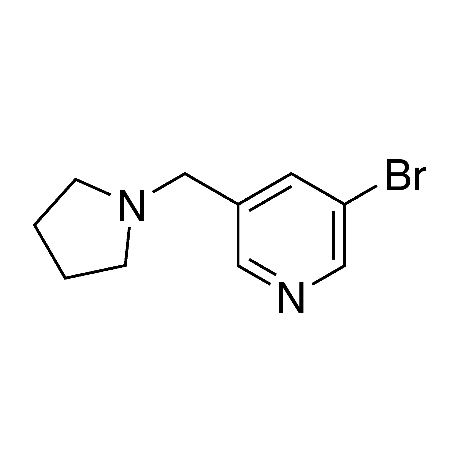 3-Bromo-5-pyrrolidin-1-ylmethyl-pyridine, 95%