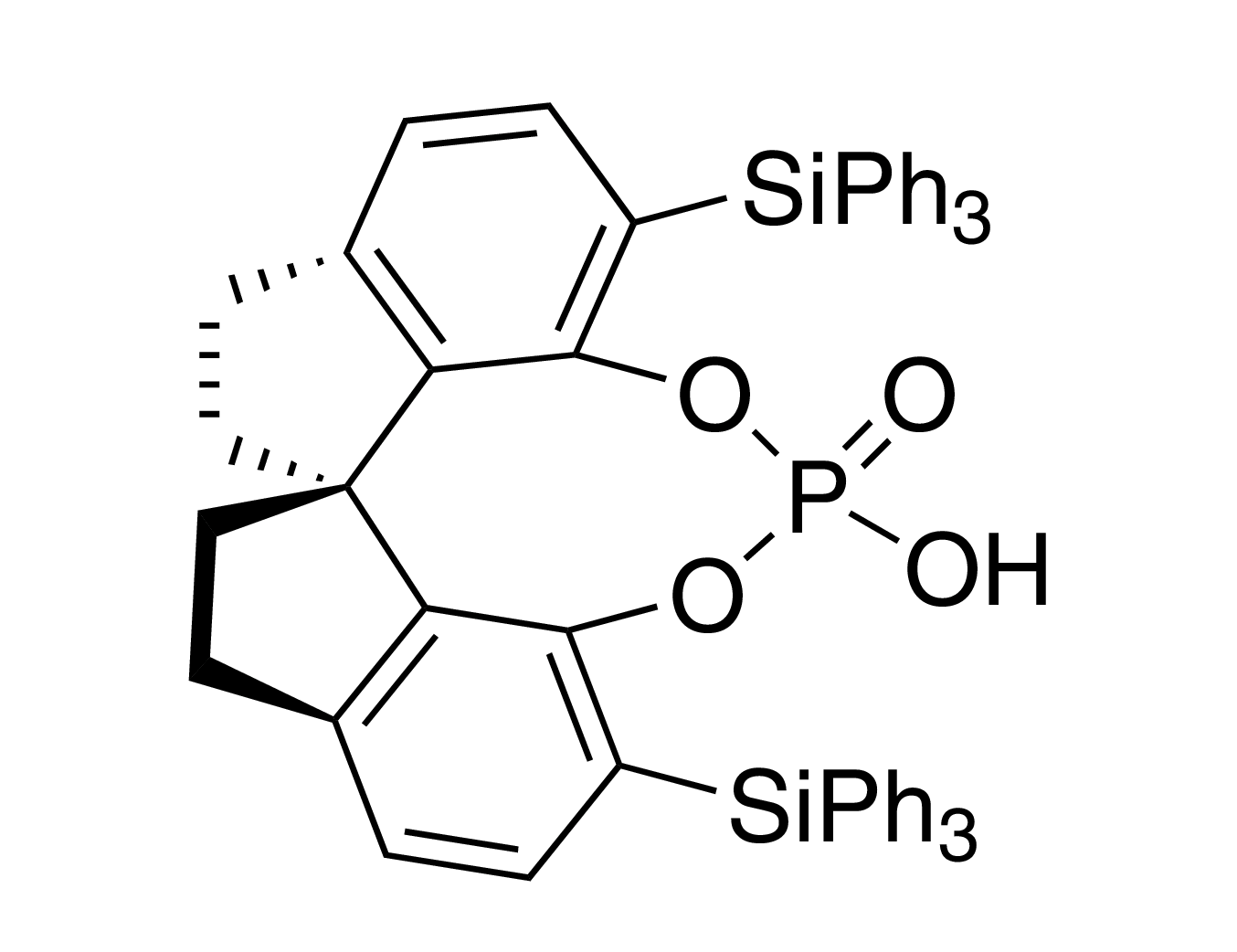 (11aS)-3,7-Bis(triphenylsilyl)-10,11,12,13-tetrahydro-5-hydroxy-5-oxide-diindeno[7,1-de:1',7'-fg][1,3,2]dioxaphosphocin, 98% (99% ee)