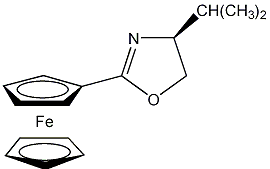 (S)-(-)-[4,5-Dihydro-4-(1-methylethyl)-2-oxazolyl]ferrocene, min. 98%