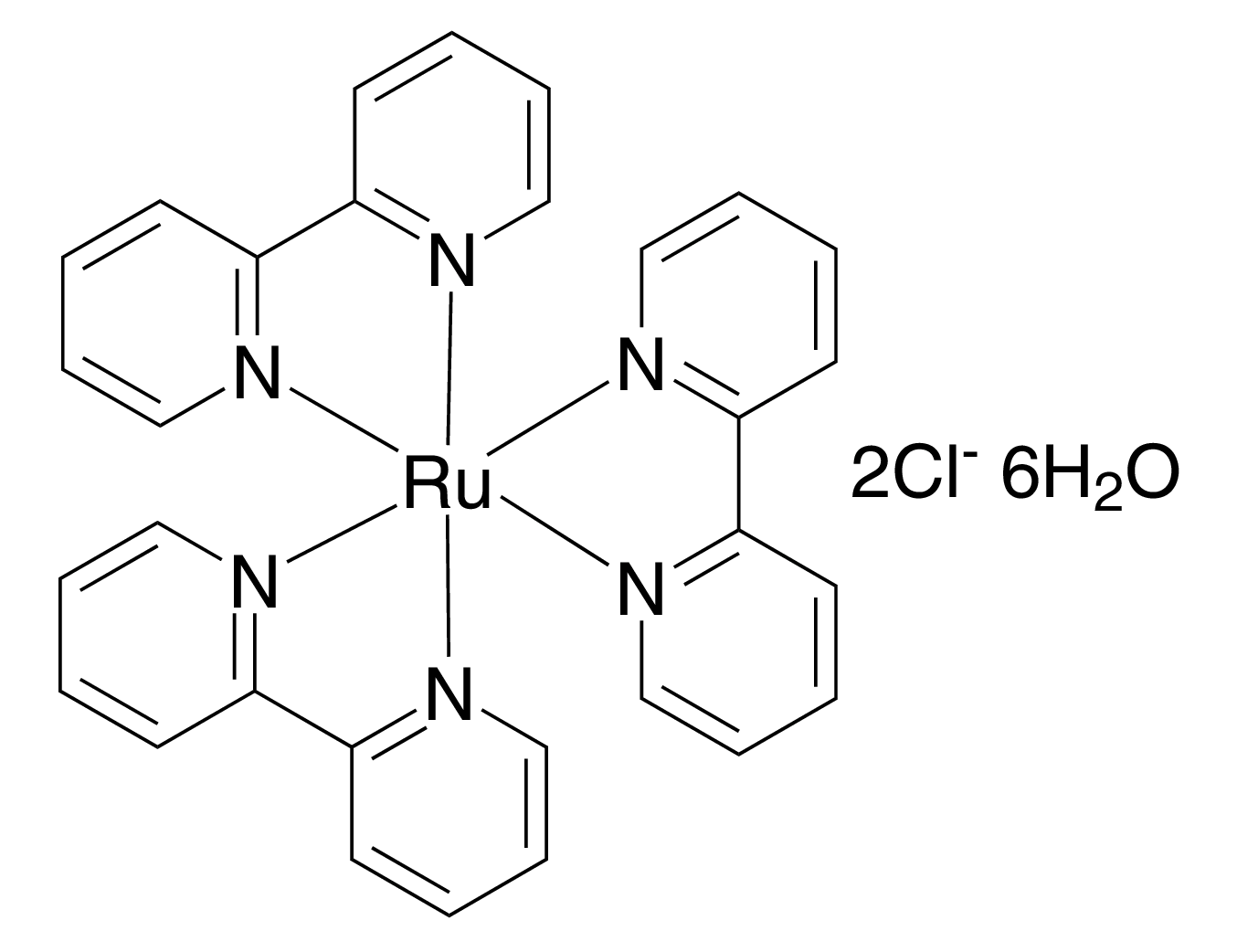 Tris(2,2'-bipyridyl)ruthenium(II) chloride hexahydrate, min. 98%