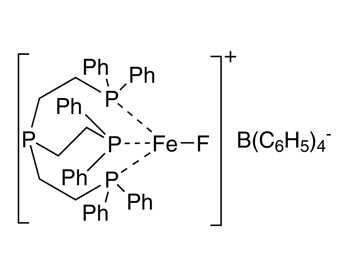 Tris{[2-(diphenylphosphino)ethyl]phosphine}(fluoro)iron(II) tetraphenylborate, min. 98%