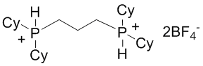 1,3-Bis(dicyclohexylphosphonium)propane bis(tetrafluoroborate), min. 97%