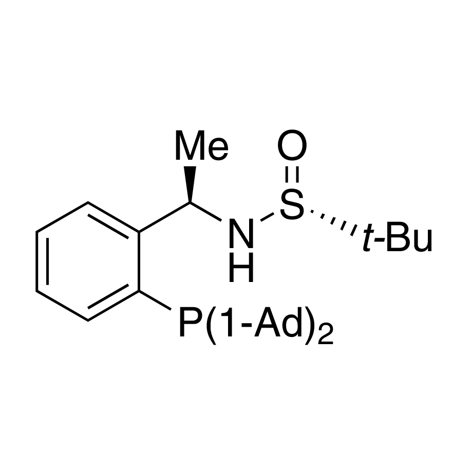 [S(R)]-N-[(R)-1-[2-(Diadamantanphosphino)phenyl]ethyl]-2-methyl-2-propanesulfinamide, 95%