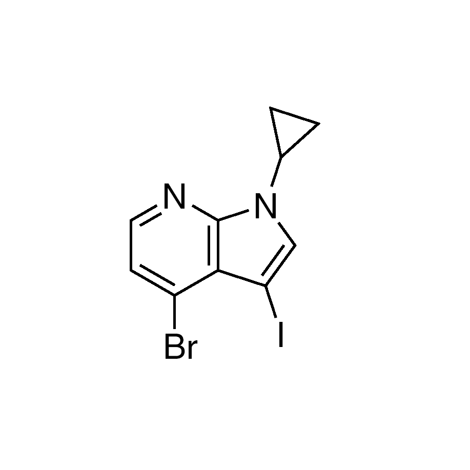 4-Bromo-1-cyclopropyl-3-iodo-1H-pyrrolo[2,3-b]pyridine, 95%