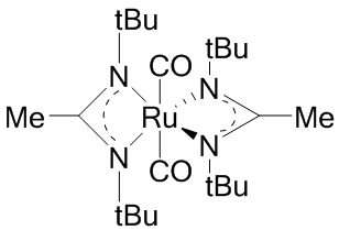 Bis(N,N’-di-t-butylacetamidinato)ruthenium(II) dicarbonyl, 98% (99.99%-Ru) PURATREM