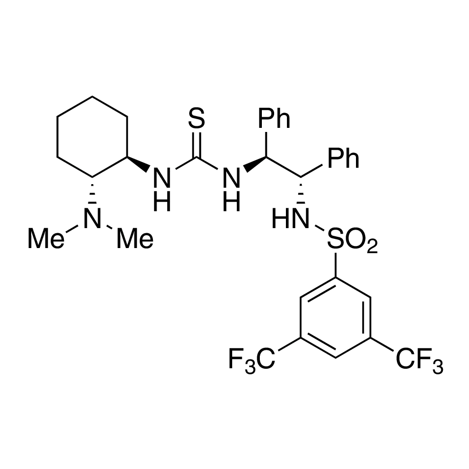 N-[(1S,2S)-2-[[[[(1R,2R)-2-(Dimethylamino)cyclohexyl]amino]thioxomethyl]amino]-1,2-diphenylethyl]-3,5-bis(trifluoromethyl)benzenesulfonamide, 95%, (99% ee)