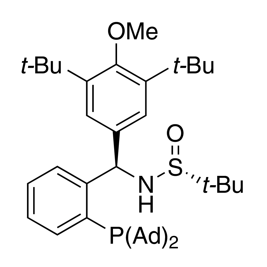 [S(R)]-N-[(R)-[3,5-Bis(1,1-dimethylethyl)-4-methoxyphenyl][2-(diadamantanphosphanyl)phenyl]methyl]-2-methyl-2-propanesulfinamide, 95%