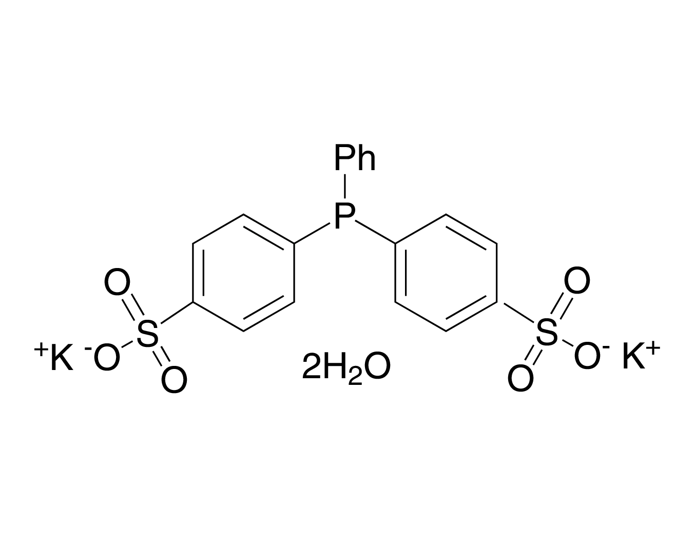 Bis(p-sulfonatophenyl)phenylphosphine dihydrate dipotassium salt, min. 97%