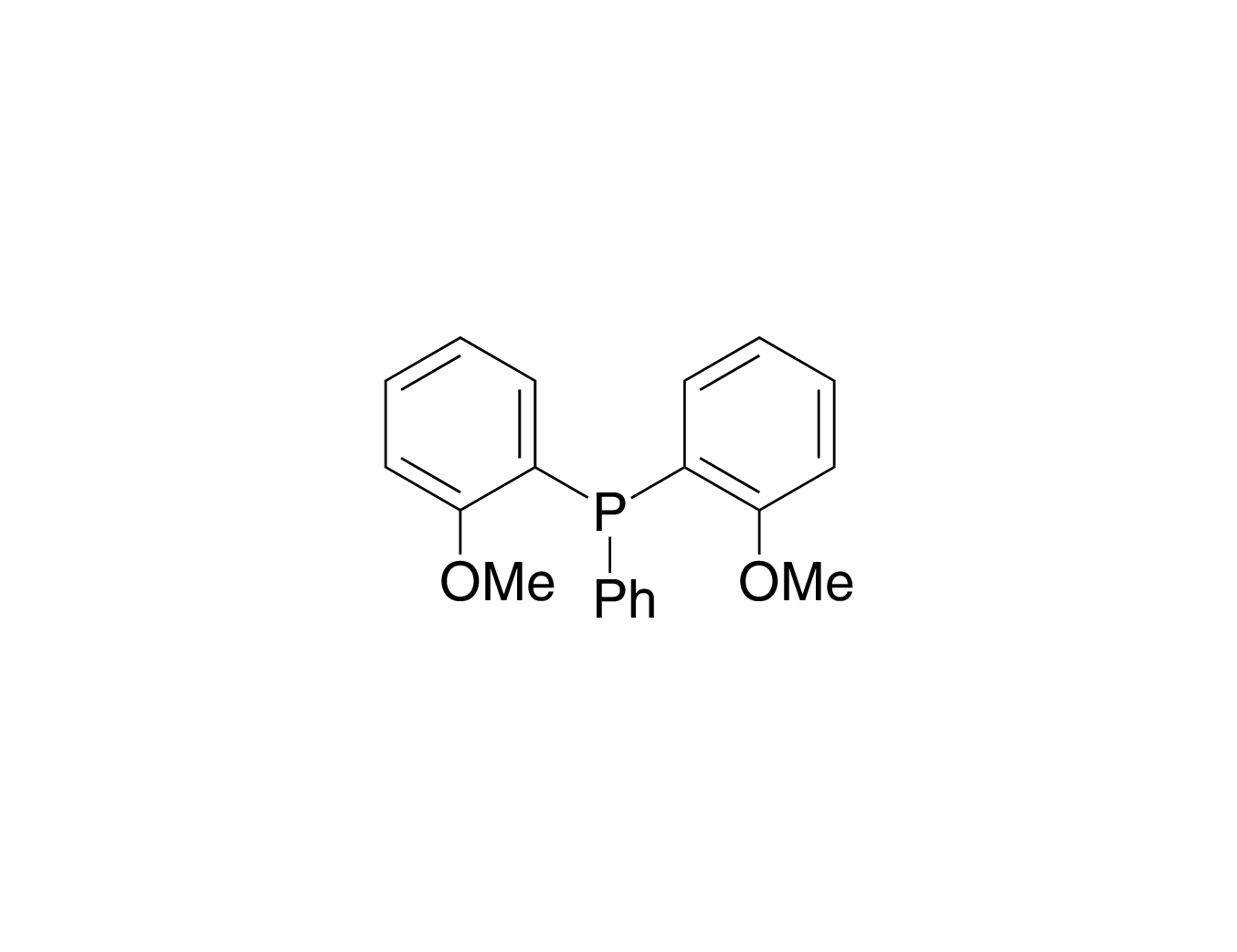 Bis(2-methoxyphenyl)phenylphosphine, min. 98%
