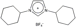 1,3-Bis(cyclohexyl)imidazolium tetrafluoroborate, min. 97% ICyHBF₄