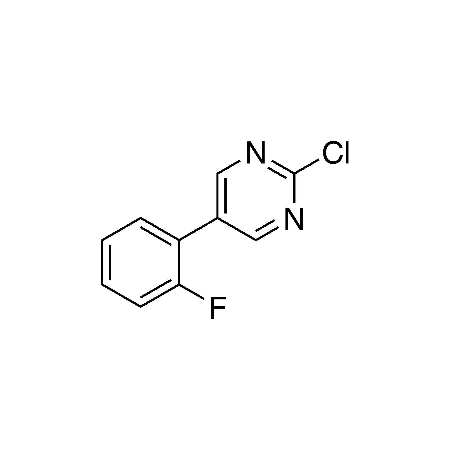 2-Chloro-5-(2-fluorophenyl)pyrimidine, 95%