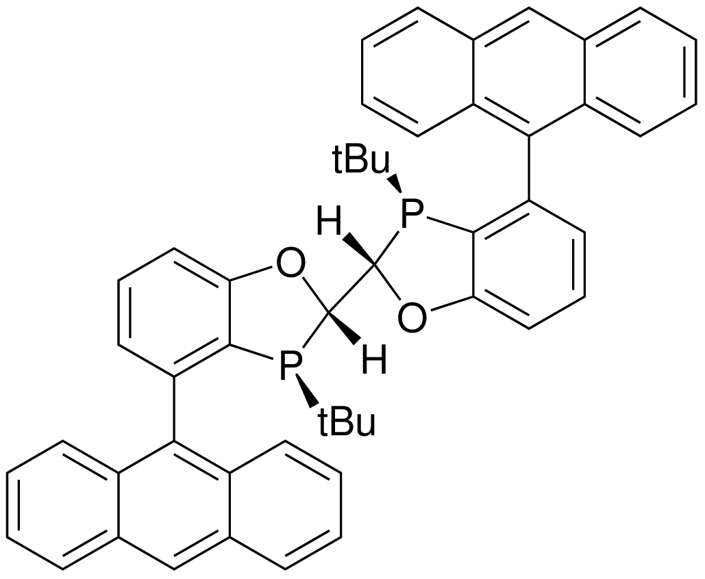 (2S,2'S,3S,3'S)-4,4'-Di(anthracen-9-yl)-3,3'-di-t-butyl-2,2',3,3'-tetrahydro-2,2'-bibenzo[d][1,3]oxaphosphole, min 98%, (>99% ee), [(2S,2'S,3S,3'S)-WingPhos]
