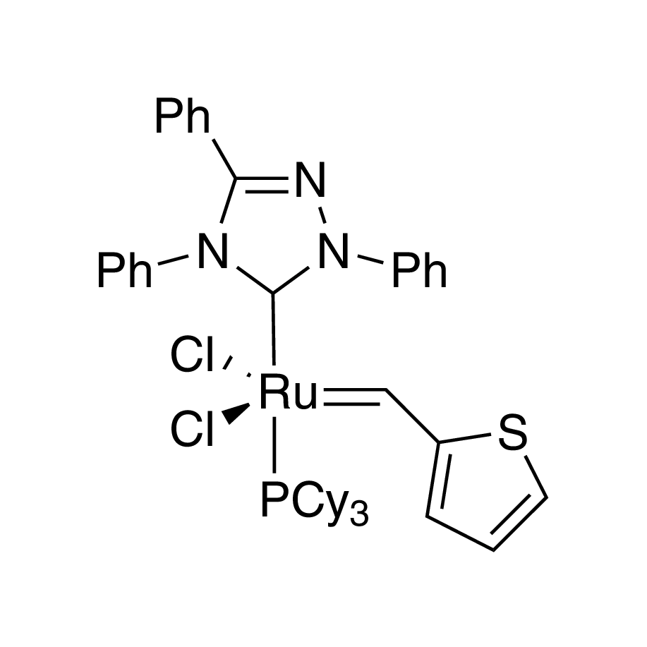 Tricyclohexylphosphine[2,4-dihydro-2,4,5-triphenyl-3H-1,2,4-triazol-3-ylidene][2-thienylmethylene]ruthenium(II) dichloride, min. 95% [catMETium® RF 4]