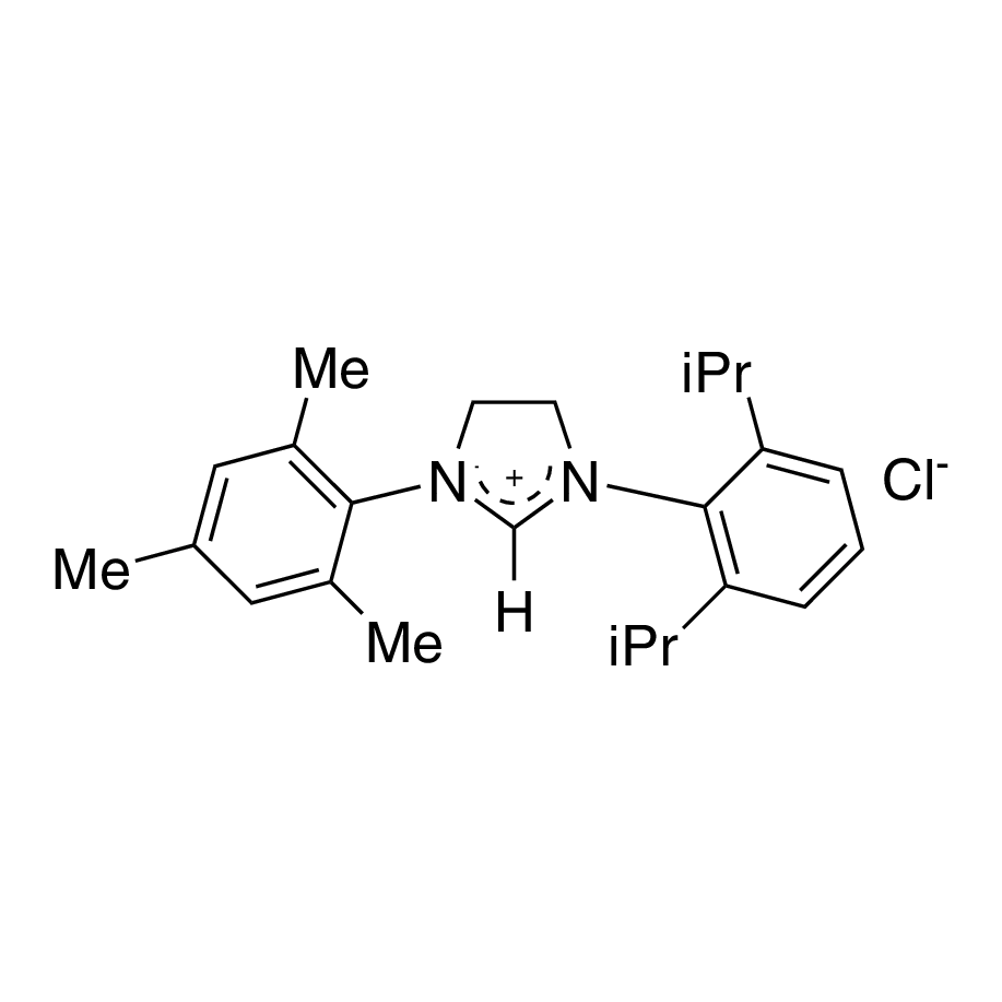 1-(2,6-Di-i-propylphenyl)-3-(2,4,6-trimethylphenyl)-4,5-dihydroimidazolium chloride, min. 97%