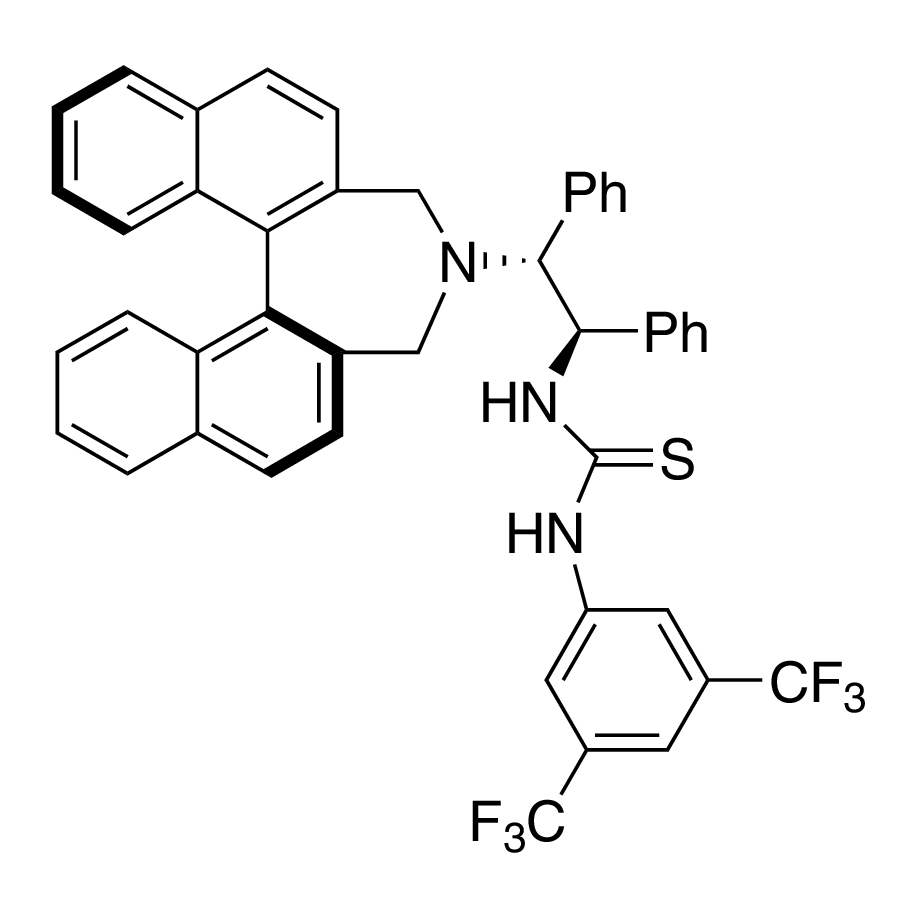N-[3,5-Bis(trifluoromethyl)phenyl]-N'-[(1R,2R)-2-[(11bS)-3,5-dihydro-4H-dinaphth[2,1-c:1',2'-e]azepin-4-yl]-1,2-diphenylethyl]thiourea, 95%, (99% ee)