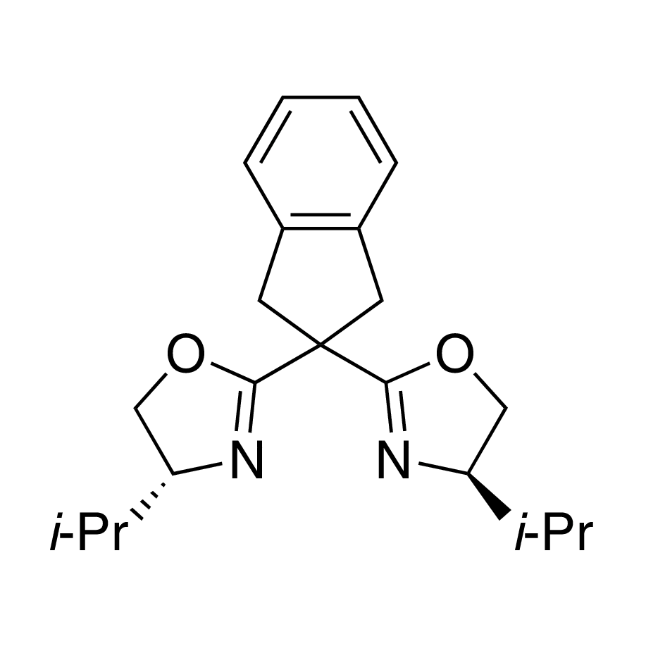 (4R,4'R)-2,2'-(1,3-Dihydro-2H-inden-2-ylidene)bis[4,5-dihydro-4-isopropyloxazole], 98%, (99% ee)