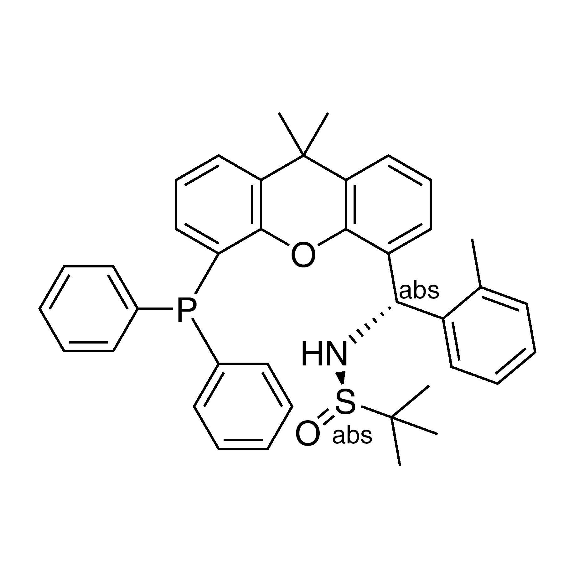 [S(R)]-N-[(S)-(2-Methylphenyl)[5-(diphenylphosphino)-9,9-dimethyl-9H-xanthen-4-yl]methyl]-2-methyl-2-propanesulfinamide, 95%